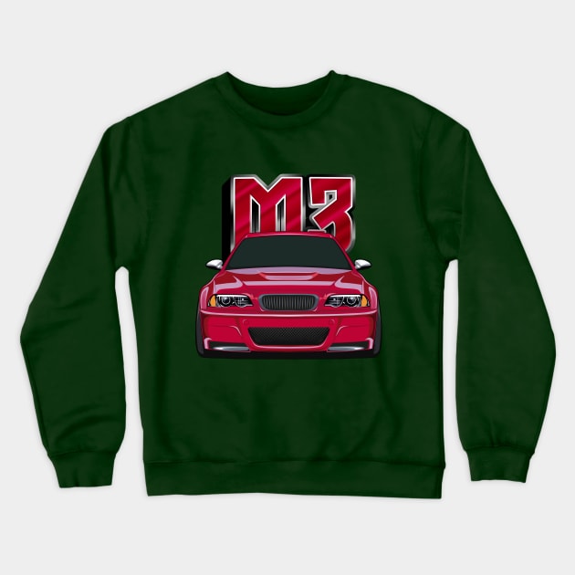 M3 E46 Crewneck Sweatshirt by Automotive_King